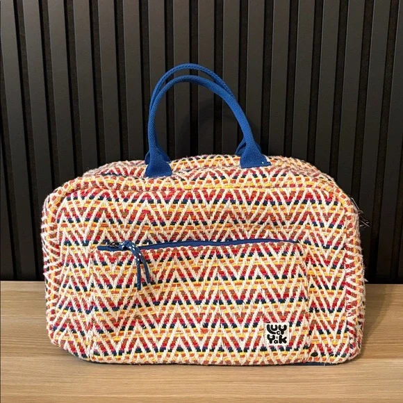 Limited Edition Retro Colored Chevron Weekender by Lucy & Yak - Picture 1 of 9